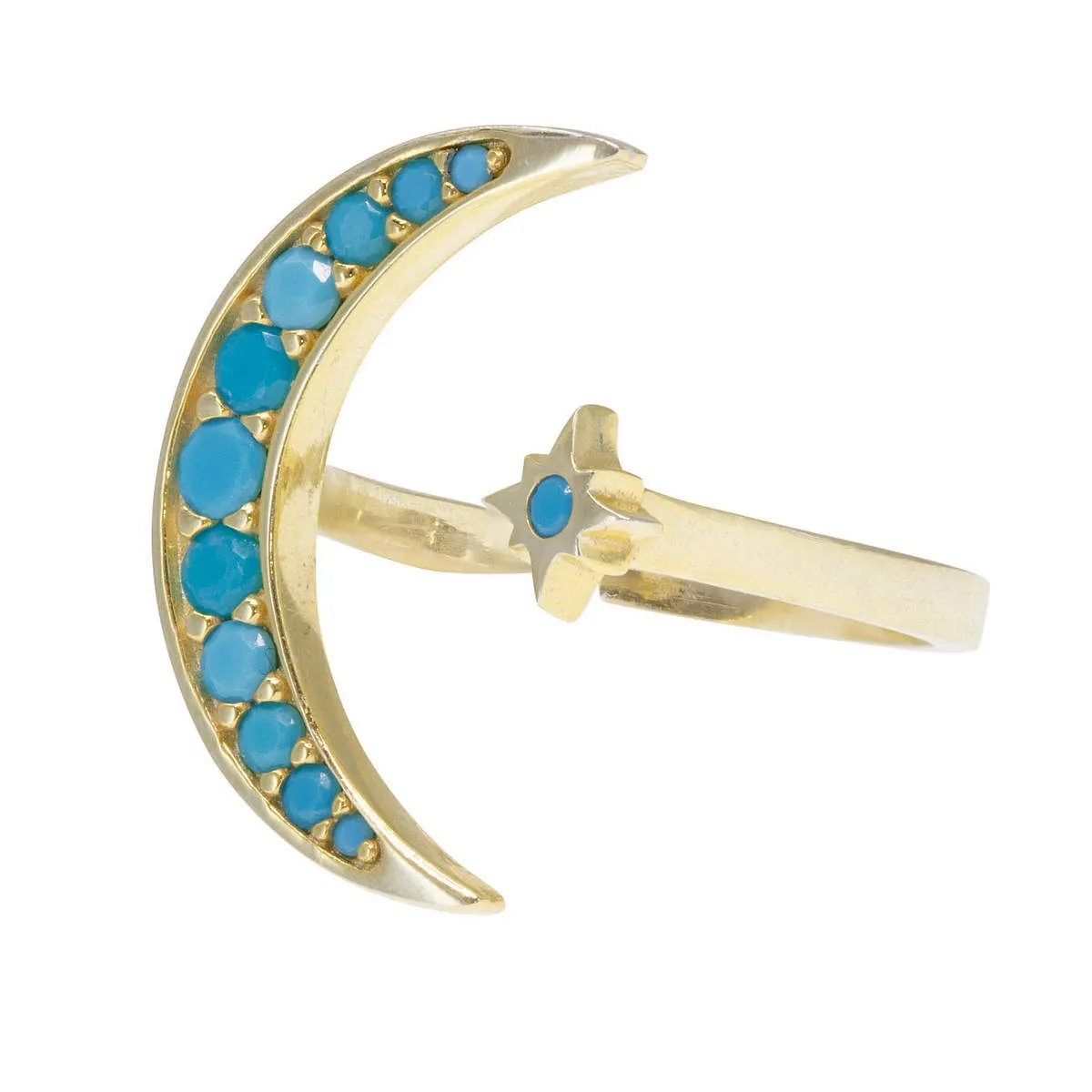 Midnight Moon Ring in Turquoise sold by Ragen Jewels product image thumbnail 3