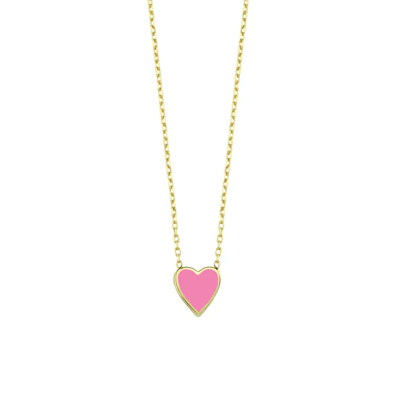 One Love Necklace in Pink sold by Ragen Jewels