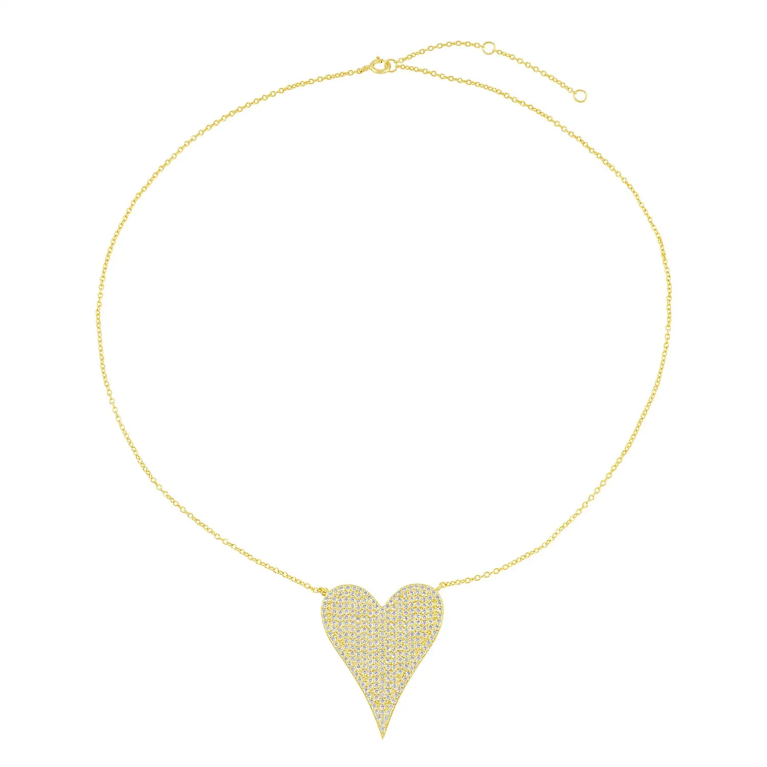 Jumbo Happy Heart Necklace sold by Ragen Jewels product image thumbnail 2