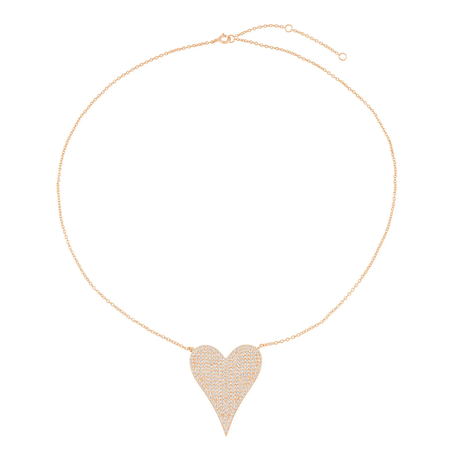 Jumbo Happy Heart Necklace sold by Ragen Jewels product image thumbnail 5
