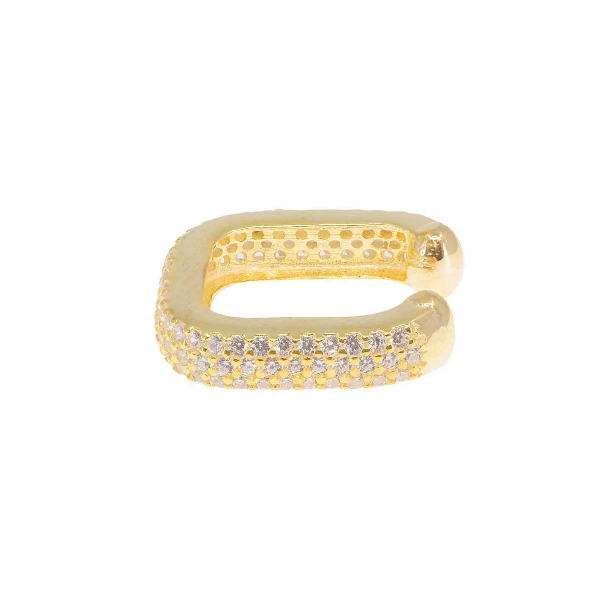 Fascinator Ear Cuff in Crystal Clear sold by Ragen Jewels product image thumbnail 3