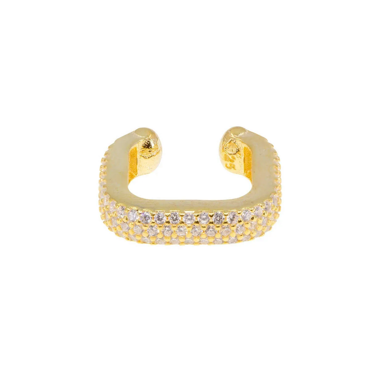 Fascinator Ear Cuff in Crystal Clear sold by Ragen Jewels