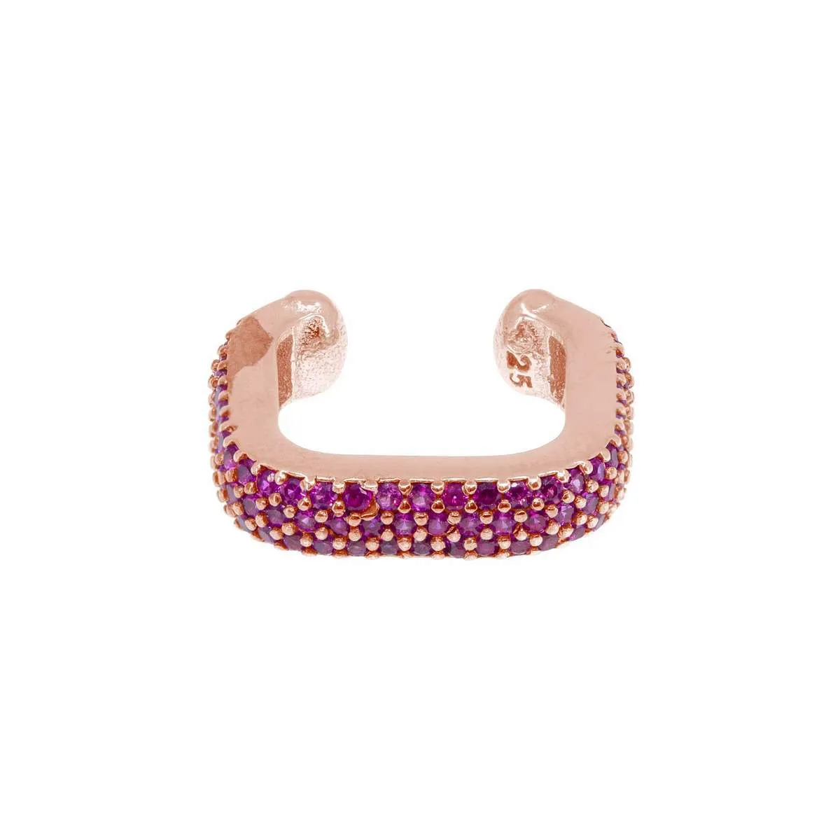 Fascinator Ear Cuff in Pink sold by Ragen Jewels product image thumbnail 5