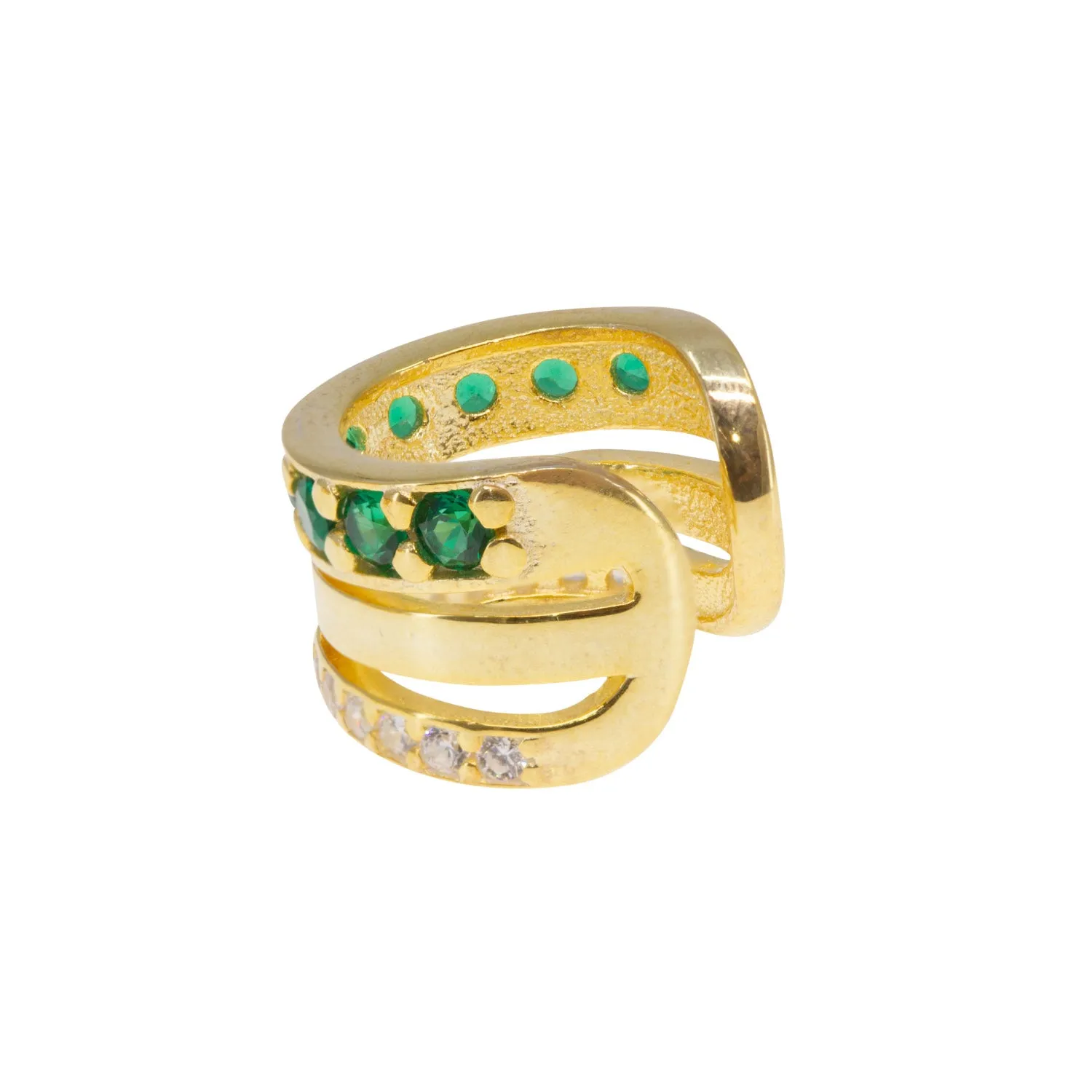 The Luxe Ear Cuff in Emerald sold by Ragen Jewels product image thumbnail 5