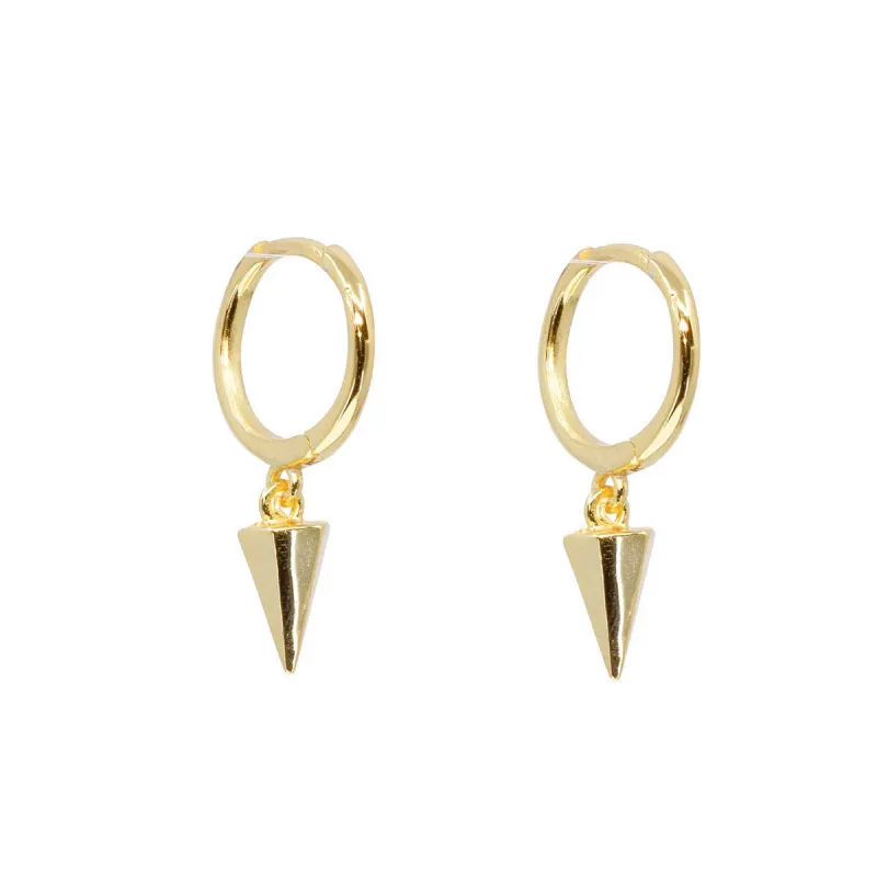 Hoops & Arrows Single Huggie sold by Ragen Jewels