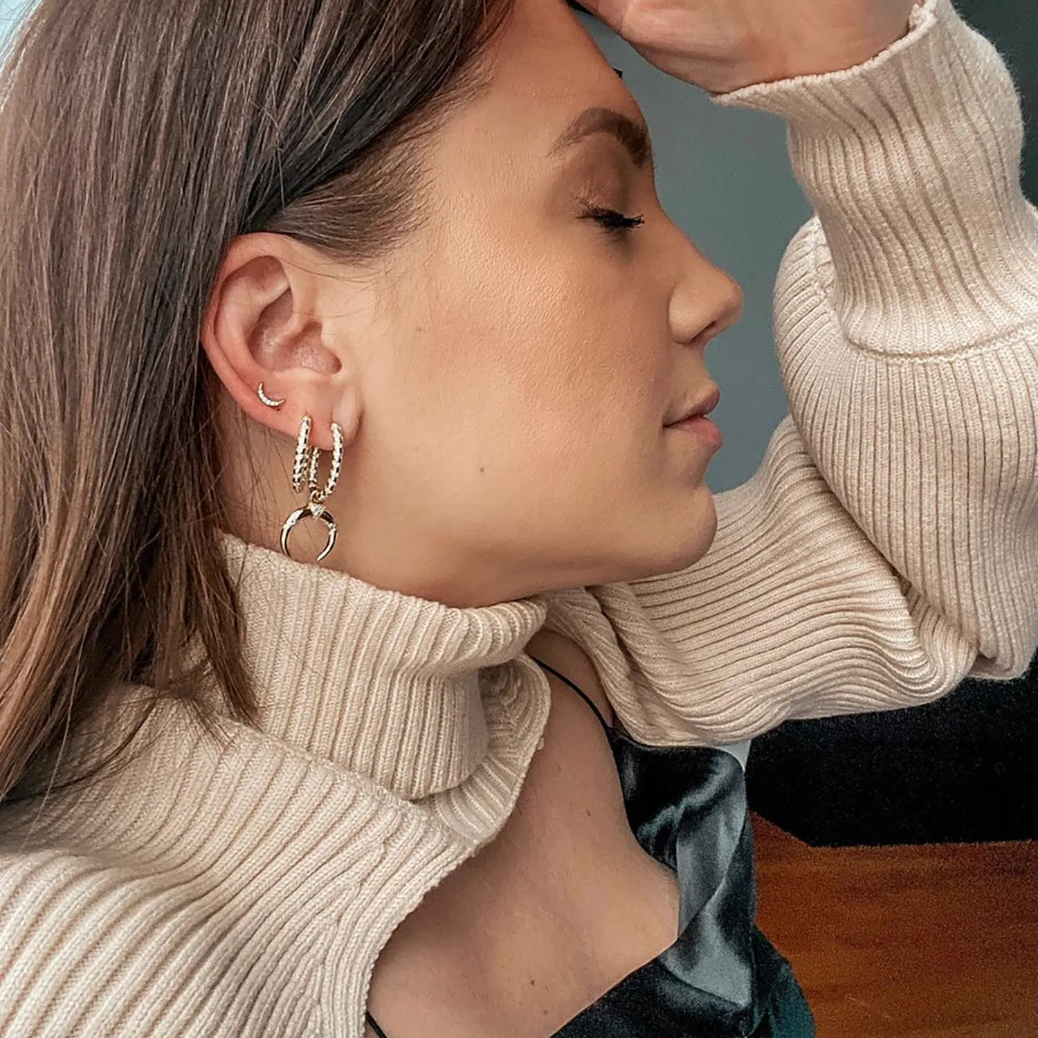 Trailblazer Hoops sold by Ragen Jewels product image thumbnail 2