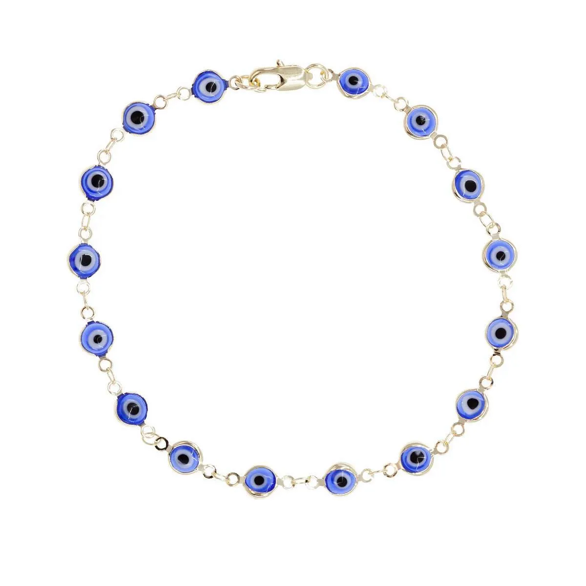All-Seeing Evil Eye Anklet in Dark Blue sold by Ragen Jewels product image thumbnail 2