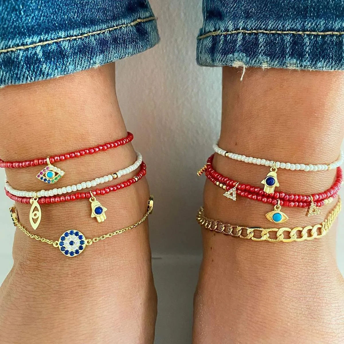 Snakeskin Links Anklet sold by Ragen Jewels product image thumbnail 2