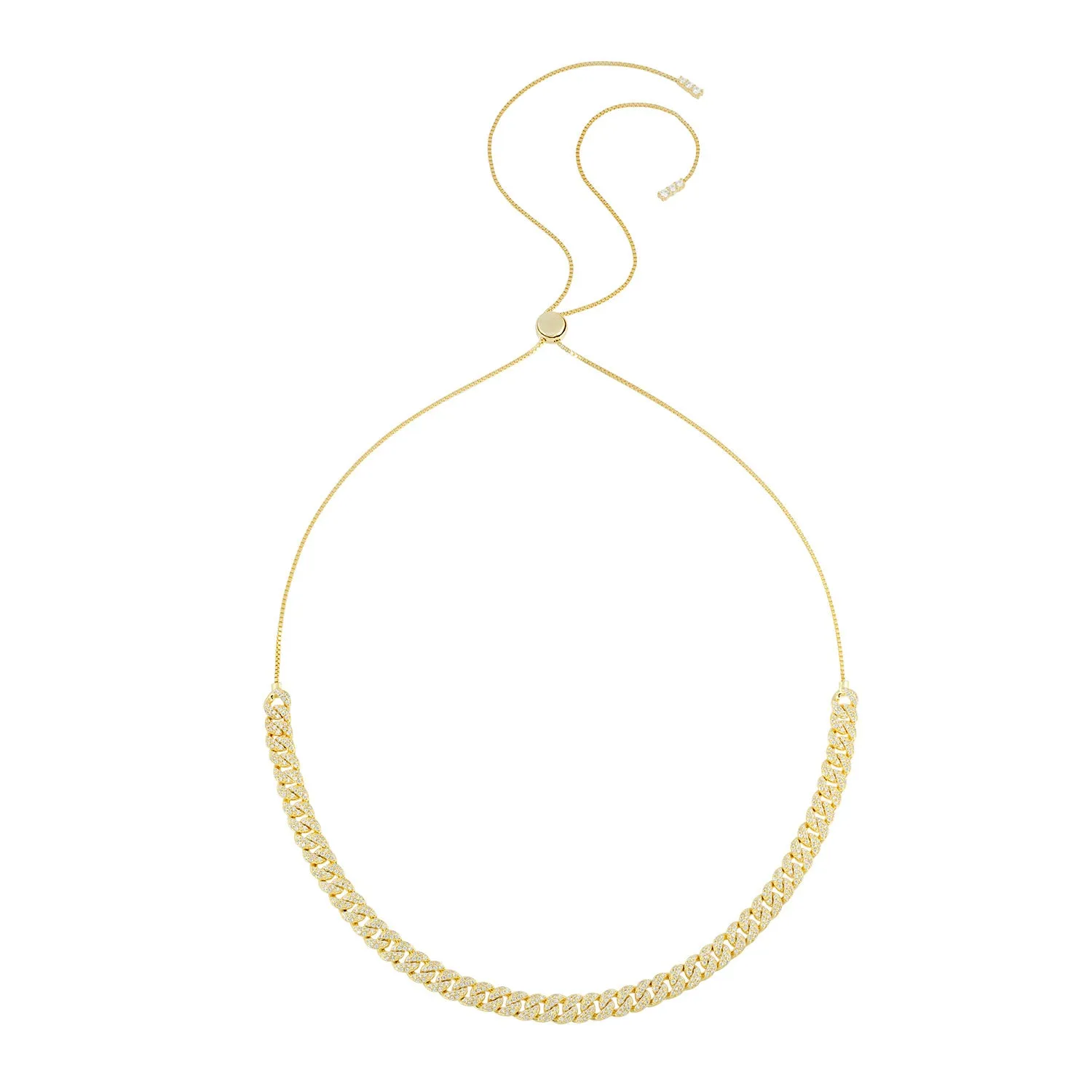 Crystal Twist Adjustable Choker sold by Ragen Jewels