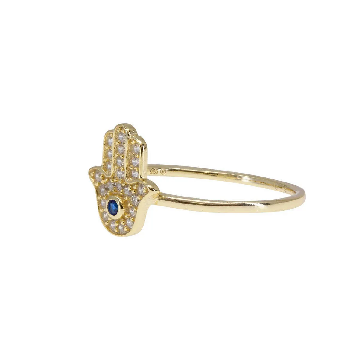 Guiding Hand Pavé Hamsa Ring sold by Ragen Jewels product image thumbnail 3