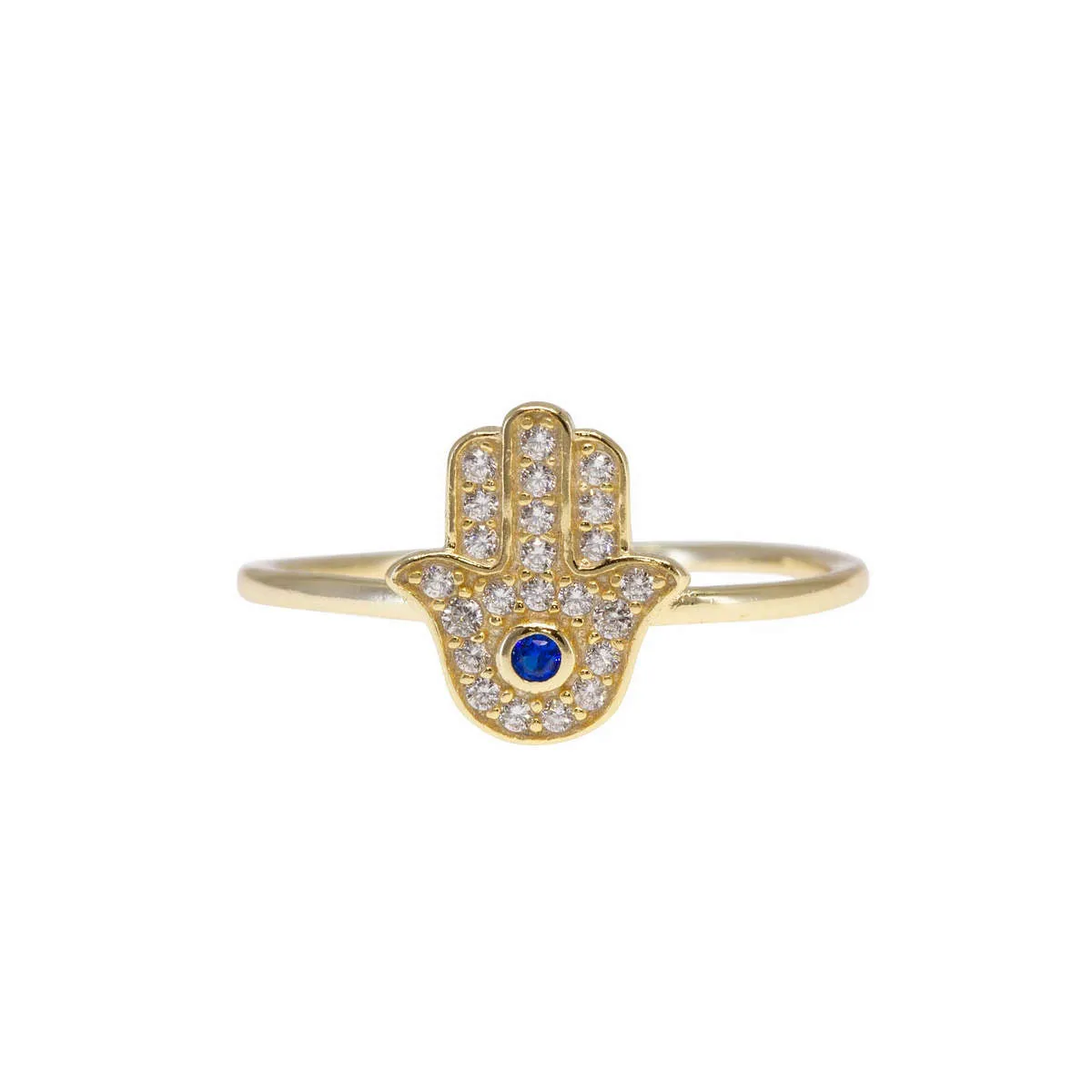Guiding Hand Pavé Hamsa Ring sold by Ragen Jewels