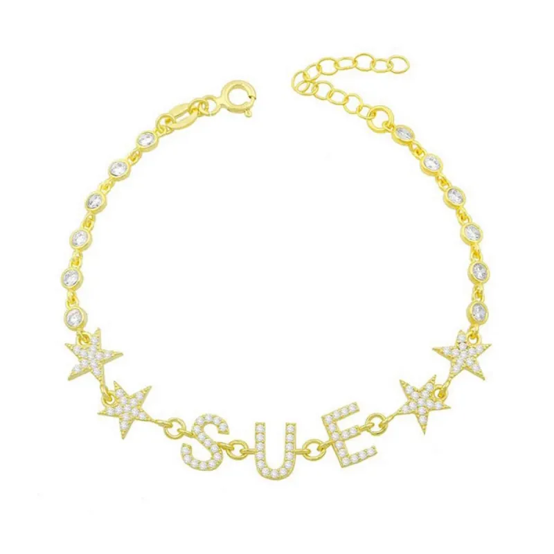 Glitterati Personalized Bracelet sold by Ragen Jewels