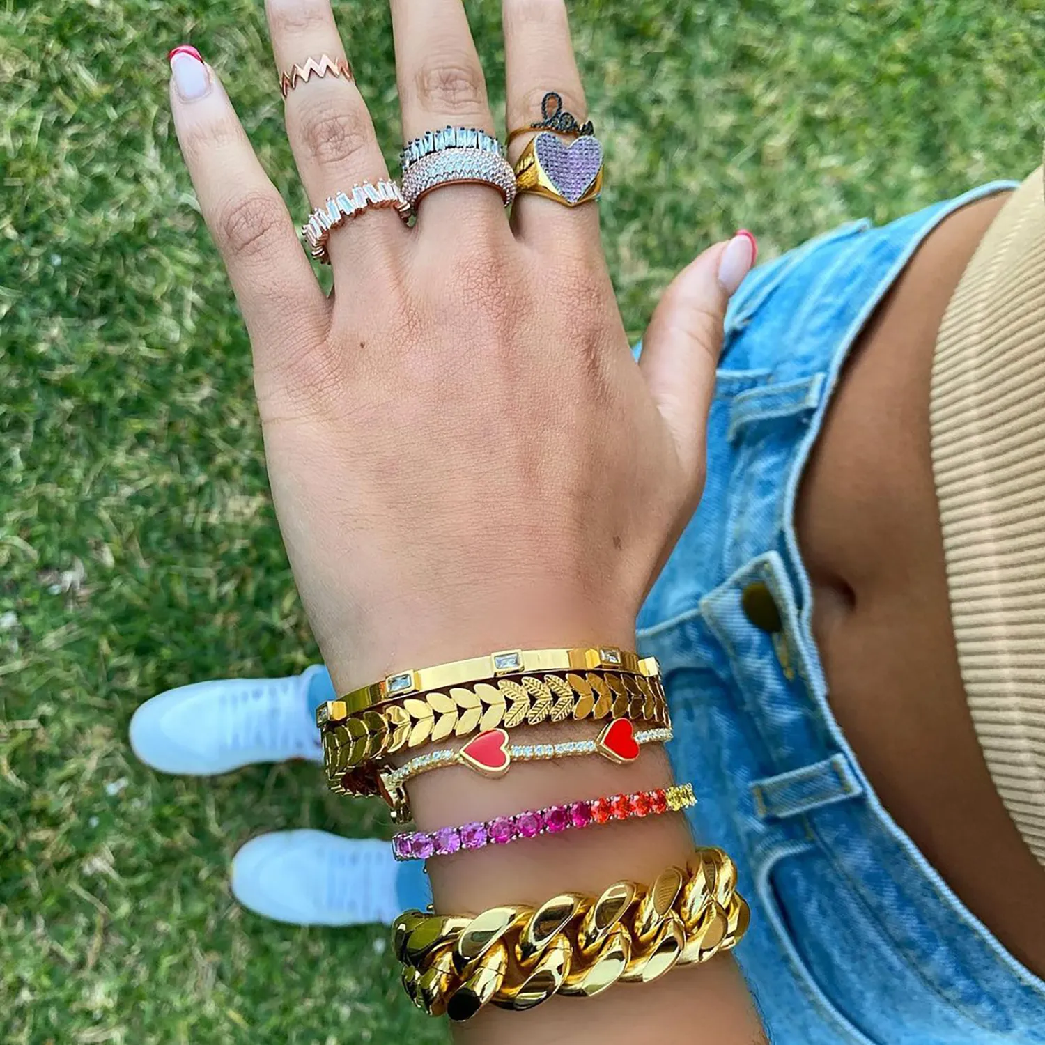 Love After Love Bracelet in Red sold by Ragen Jewels product image thumbnail 2