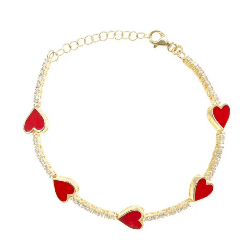 Love After Love Bracelet in Red sold by Ragen Jewels