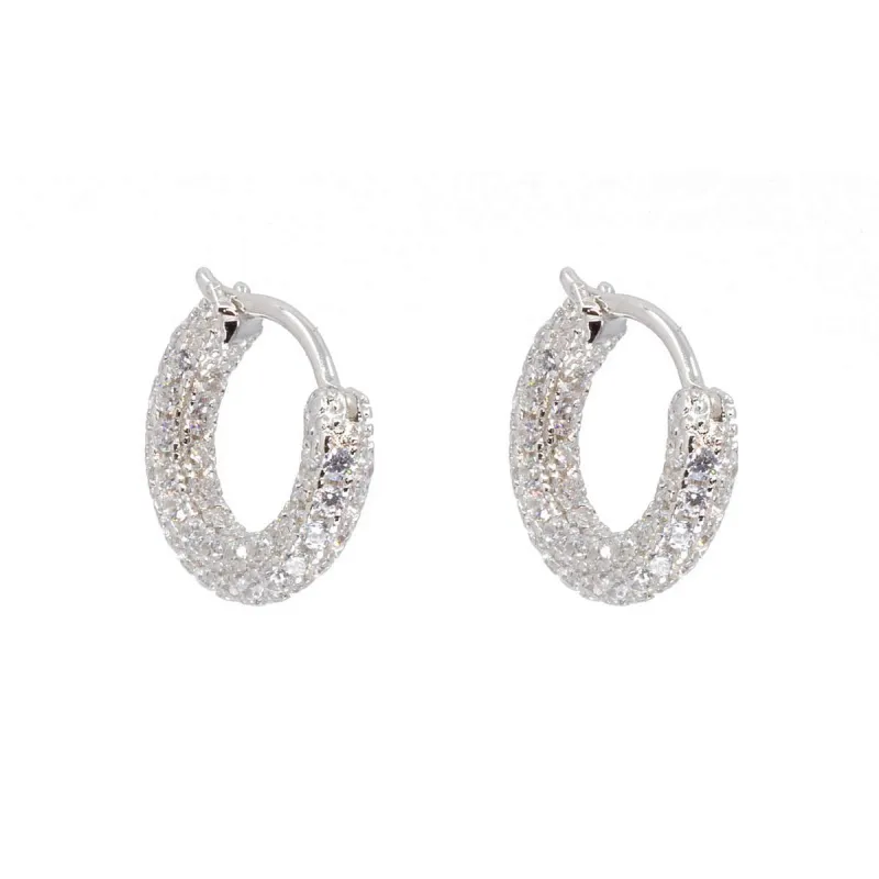 Day-to-Night Crystal Hoops sold by Ragen Jewels