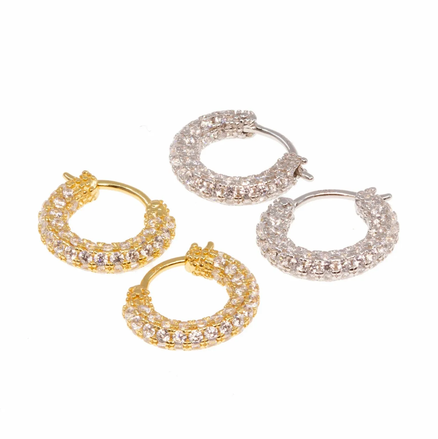 Day-to-Night Crystal Hoops sold by Ragen Jewels product image thumbnail 5