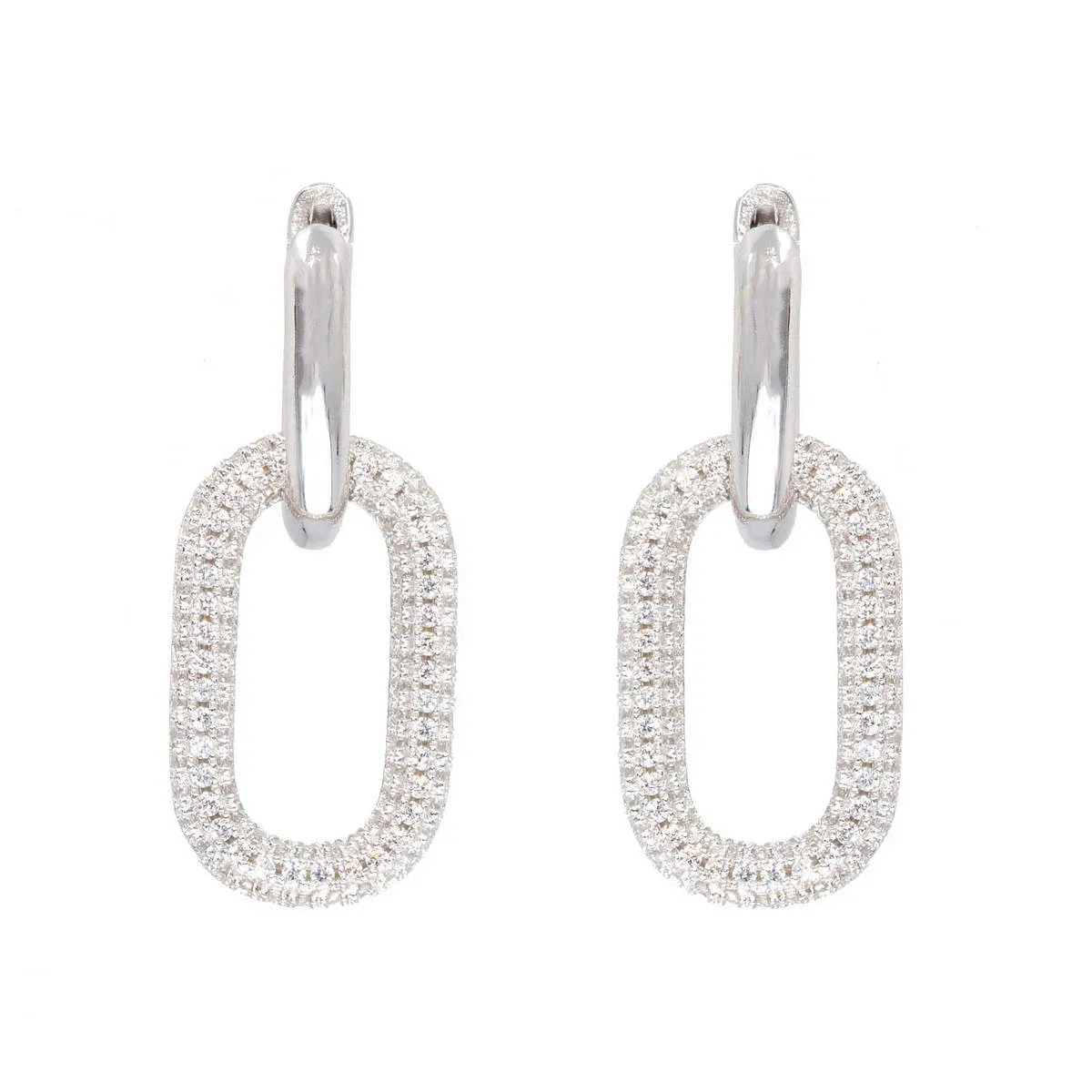 Heavy Metal Linked Duo Hoop sold by Ragen Jewels product image thumbnail 3