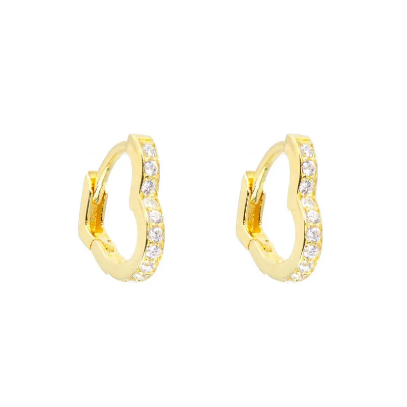 Love is Crystal Clear Heart Earrings sold by Ragen Jewels