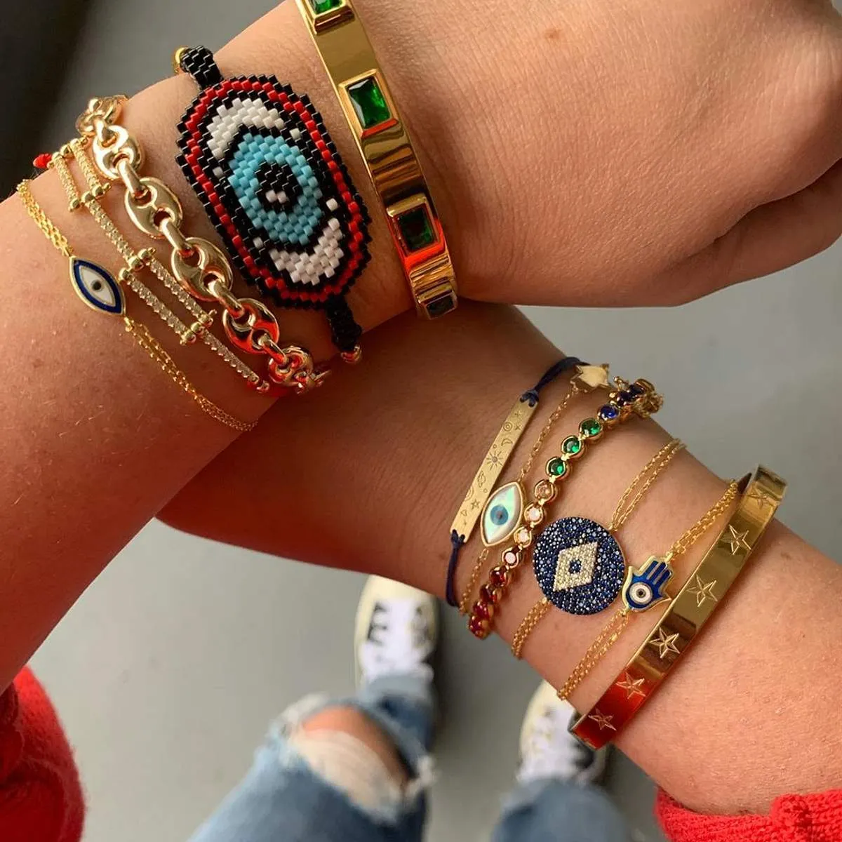 Royal Blue Hamsa Bracelet sold by Ragen Jewels product image thumbnail 2