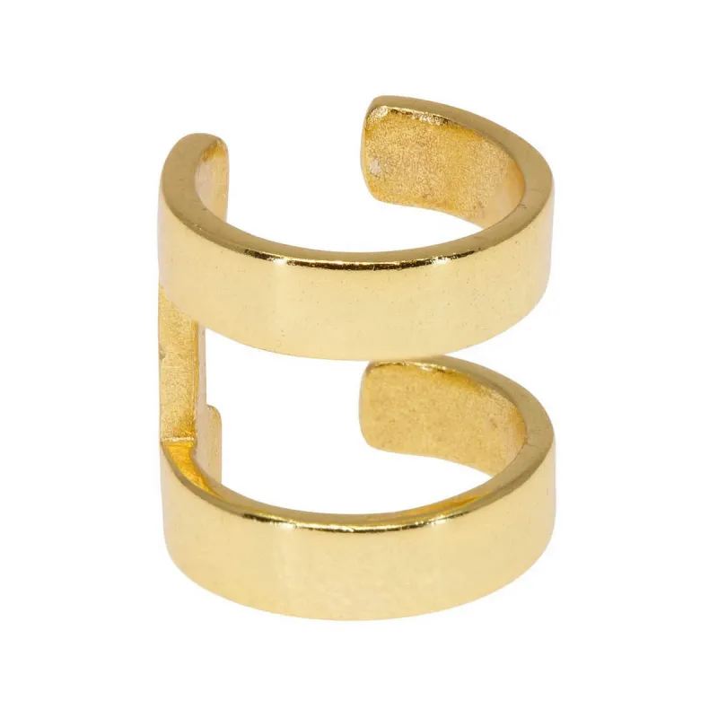 Extra-Thick Double Layer Ear Cuff sold by Ragen Jewels