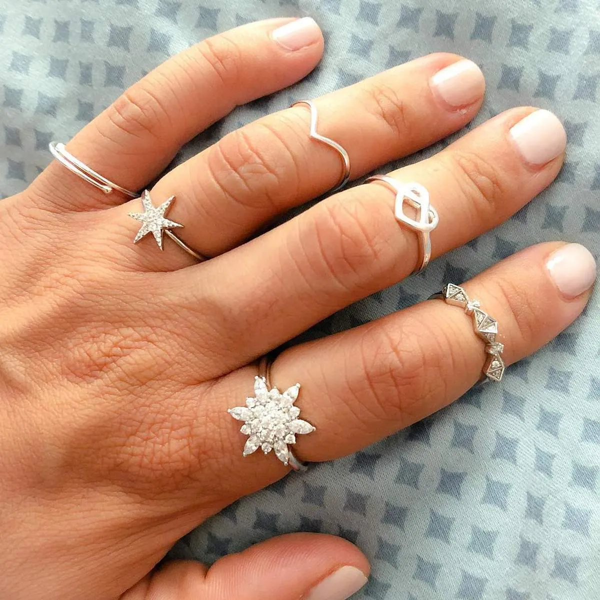 Halo Midi Ring sold by Ragen Jewels product image thumbnail 2