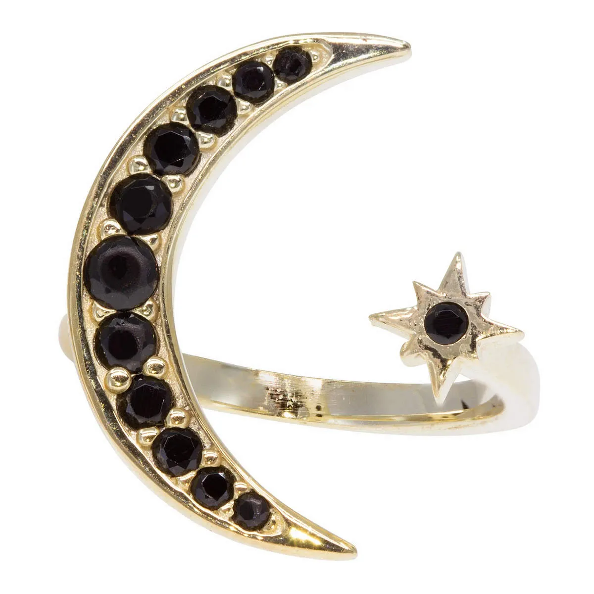 Midnight Moon Ring in Onyx sold by Ragen Jewels
