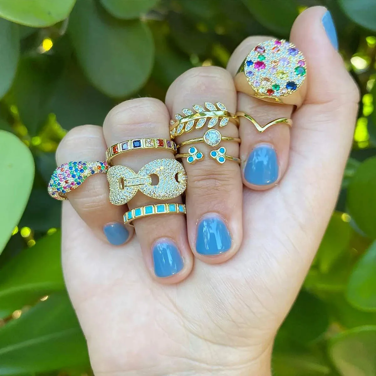 Solitaire Crystal Ring sold by Ragen Jewels product image thumbnail 2