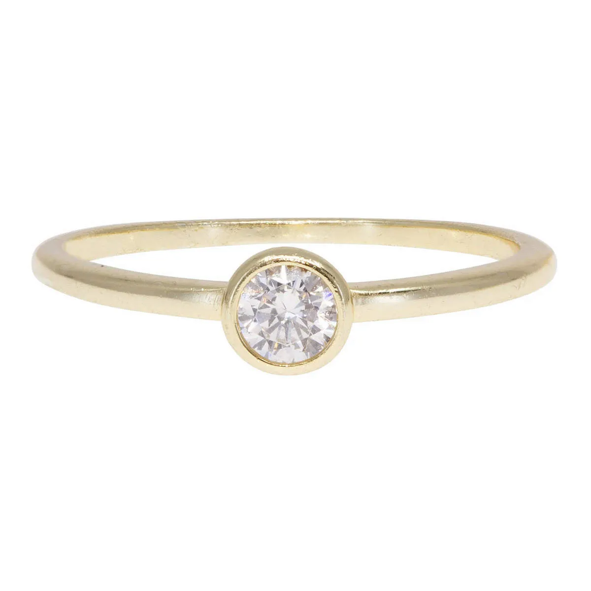 Solitaire Crystal Ring sold by Ragen Jewels