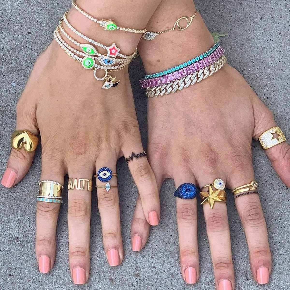 Neon Star Bracelet sold by Ragen Jewels product image thumbnail 2