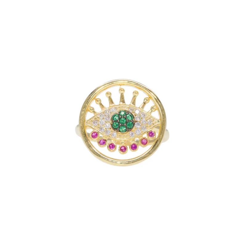 Round Eye Ring sold by Ragen Jewels
