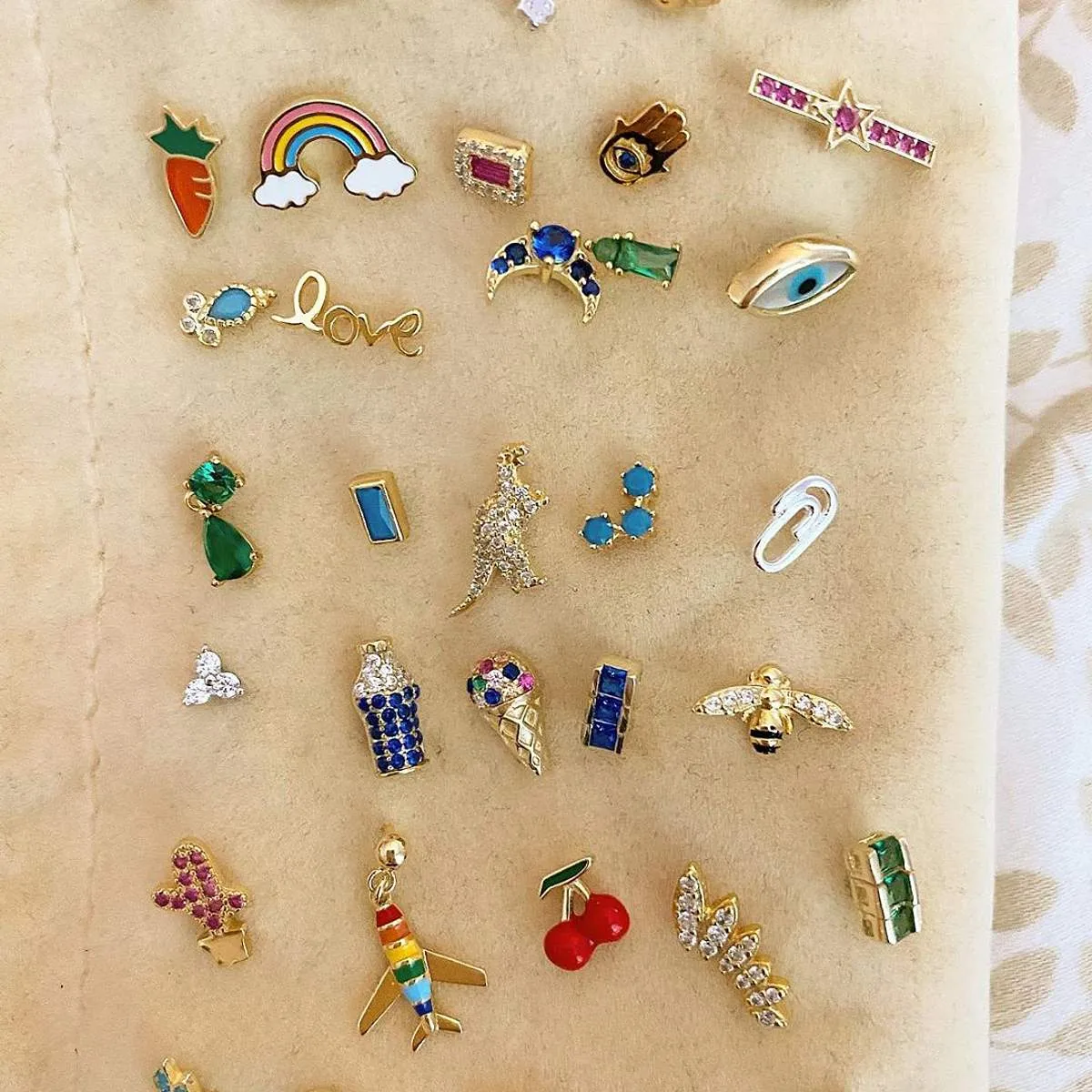 Golden Ice Mini Stud sold by Ragen Jewels product image thumbnail 3