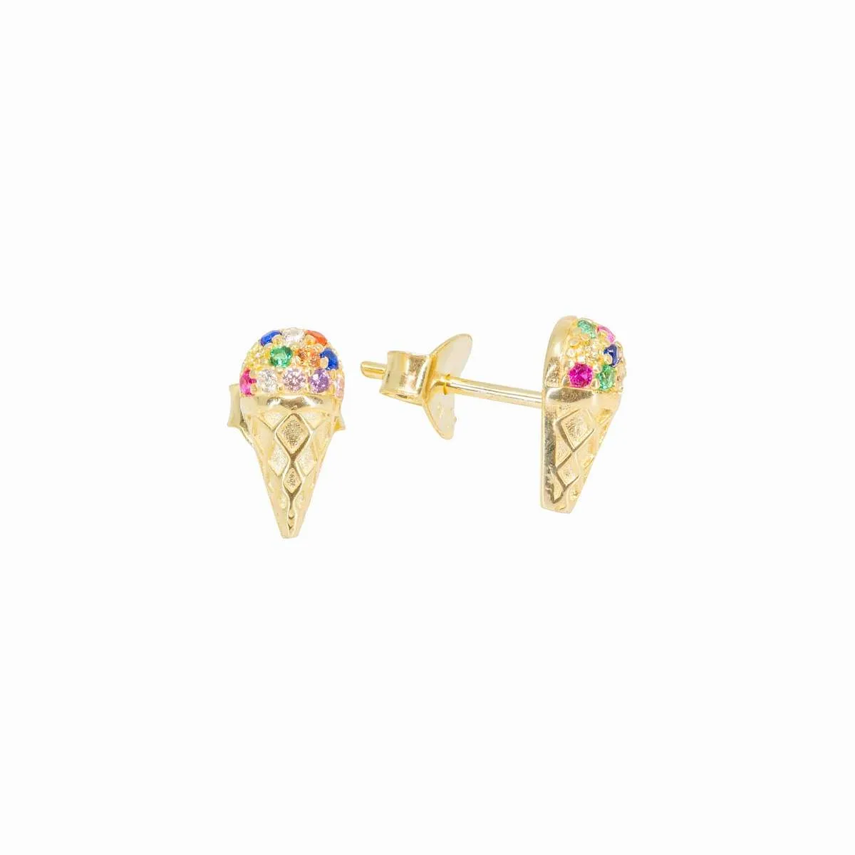 Golden Ice Mini Stud sold by Ragen Jewels product image thumbnail 4