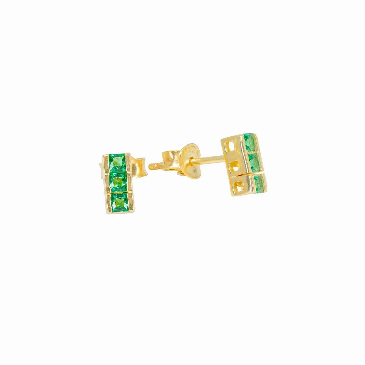 Shortie Green Stud sold by Ragen Jewels product image thumbnail 3