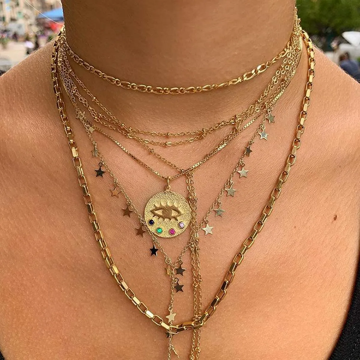 Fusion Eye Necklace sold by Ragen Jewels product image thumbnail 2