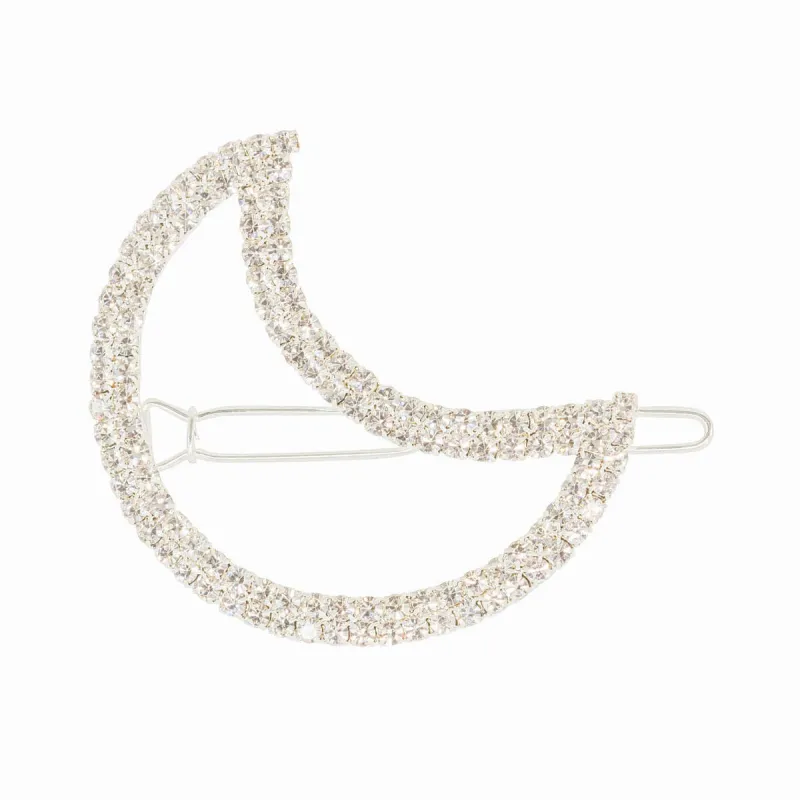 Moon Crescent Crystal Hairpin sold by Ragen Jewels