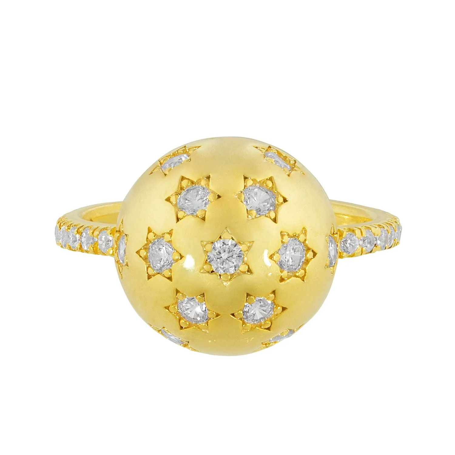 Milky Way Ring in Clear sold by Ragen Jewels product image thumbnail 3