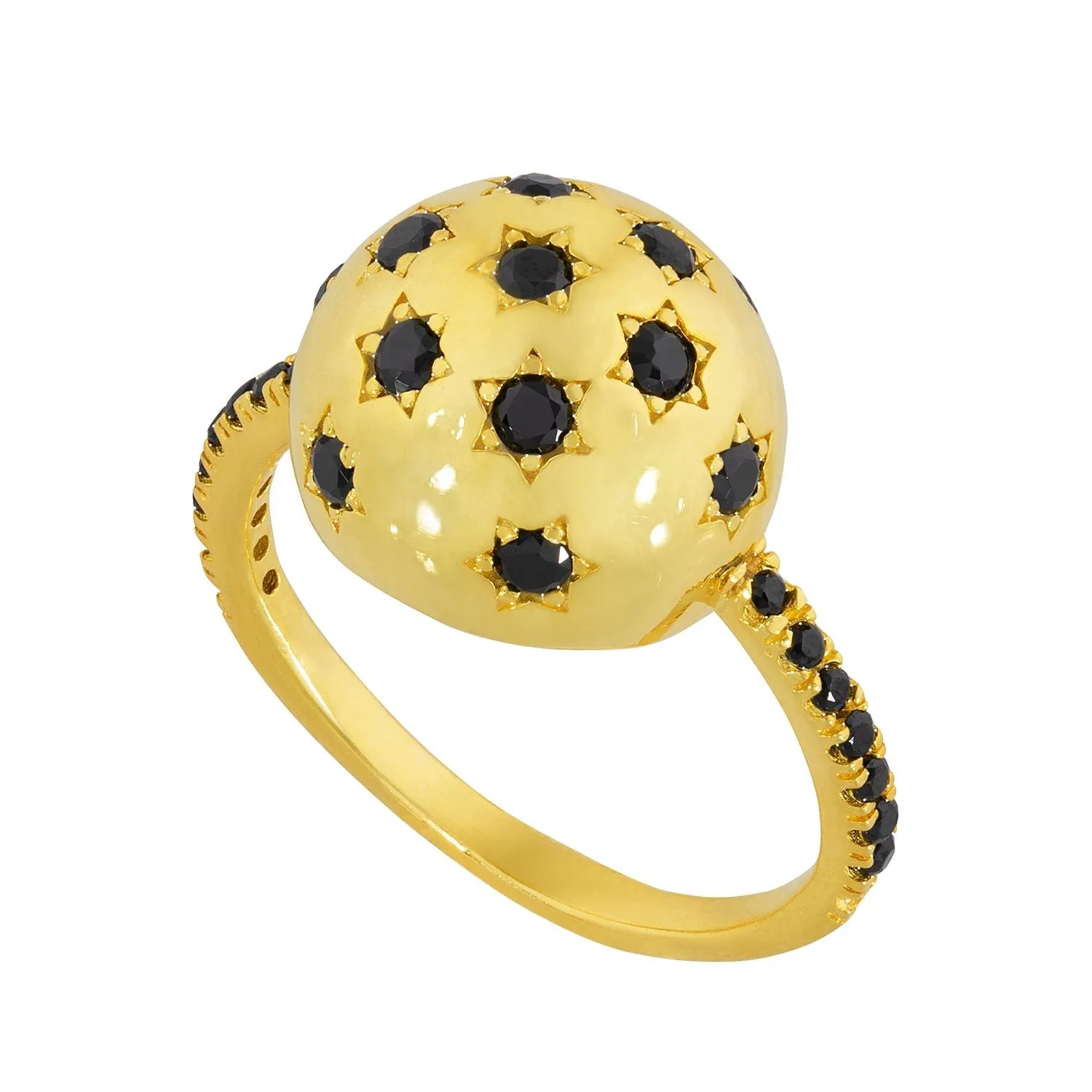 Milky Way Ring In Onyx sold by Ragen Jewels