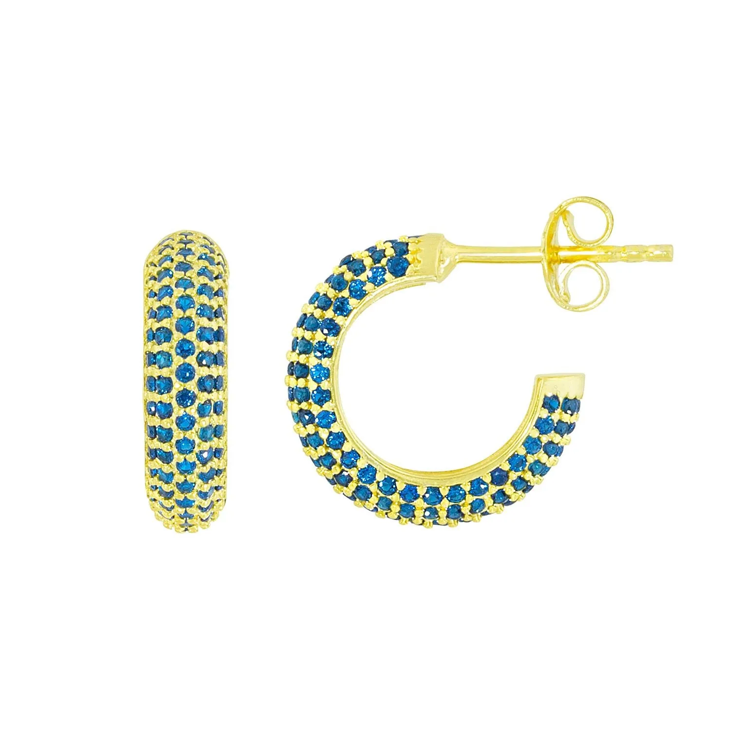 Blue Global Hoops sold by Ragen Jewels product image thumbnail 2