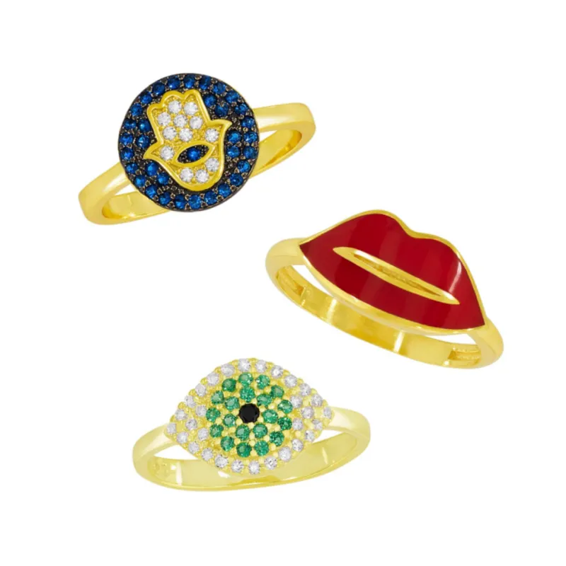Body Talk Ring Trio Gift Set sold by Ragen Jewels