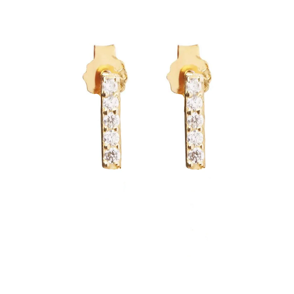 Pavé Bar Single Stud sold by Ragen Jewels