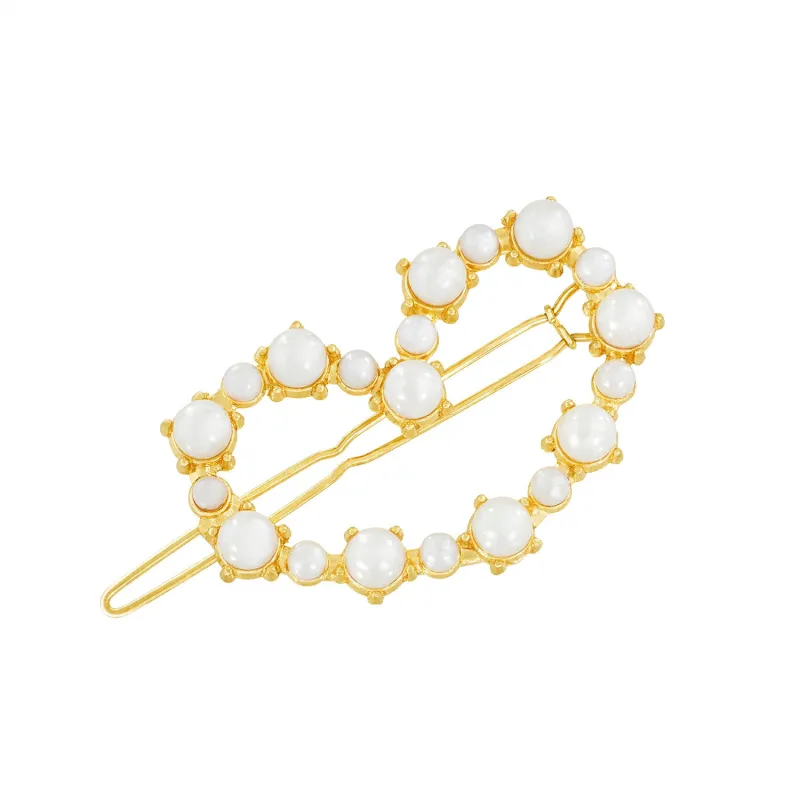 Dear Heart Pearl Hairpin sold by Ragen Jewels