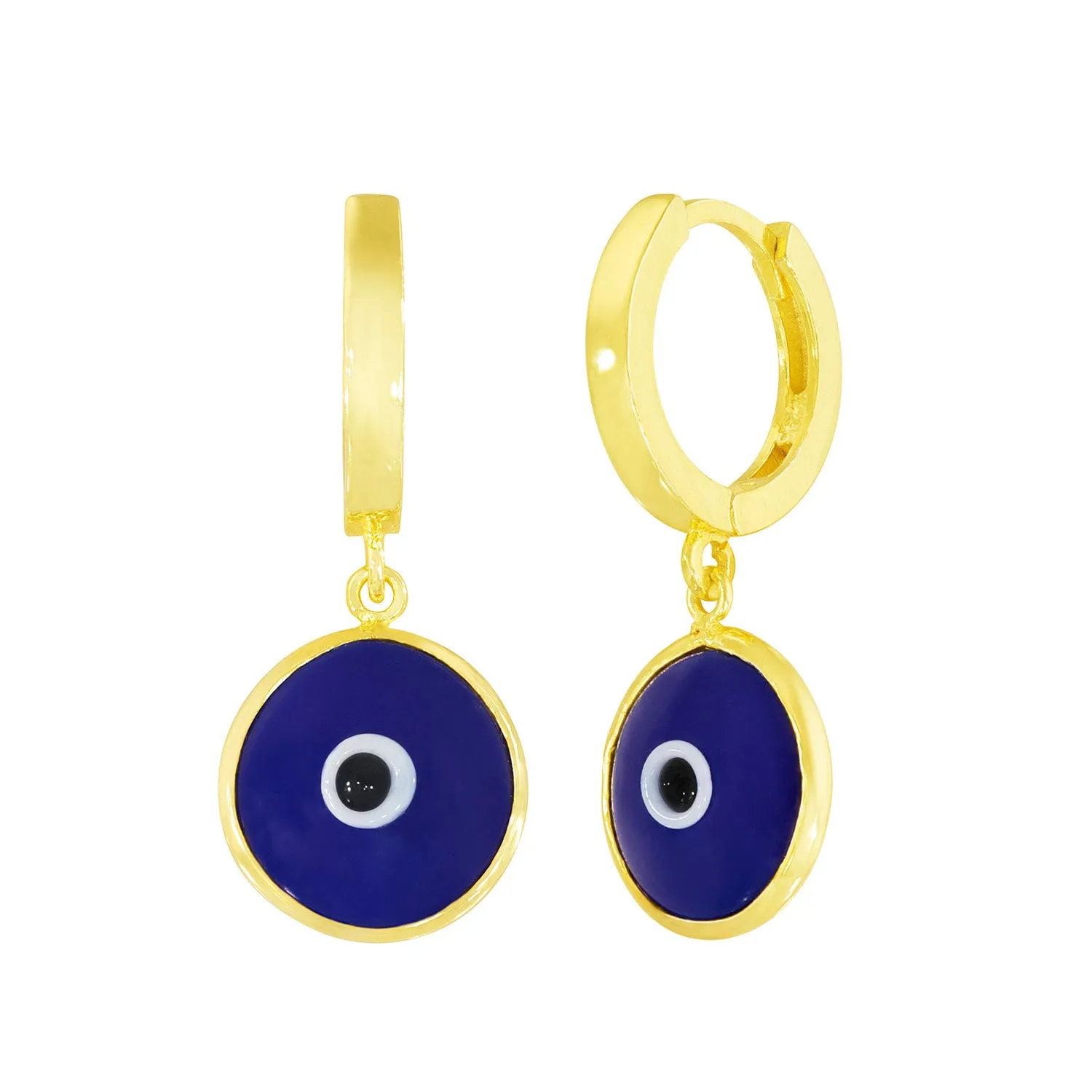 Seeing Double Evil Eye Earrings in Ocean sold by Ragen Jewels product image thumbnail 2