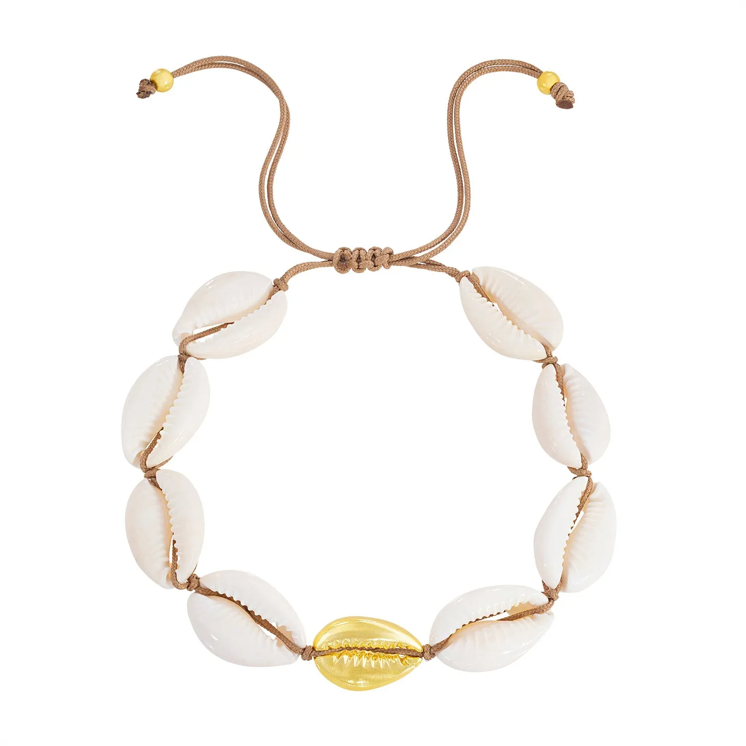 Beach Babe Cowrie Anklet sold by Ragen Jewels