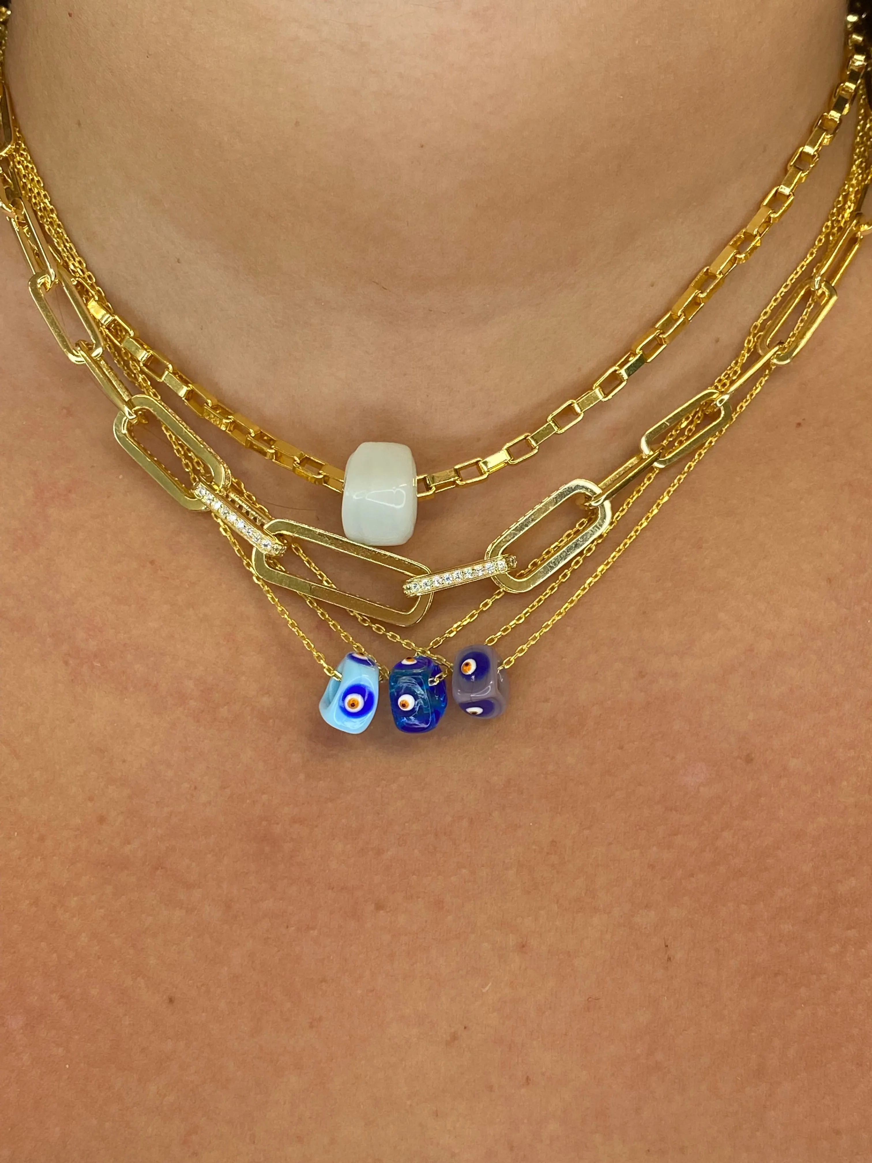 Ocean Eyes Shape-Up Necklace sold by Ragen Jewels product image thumbnail 3