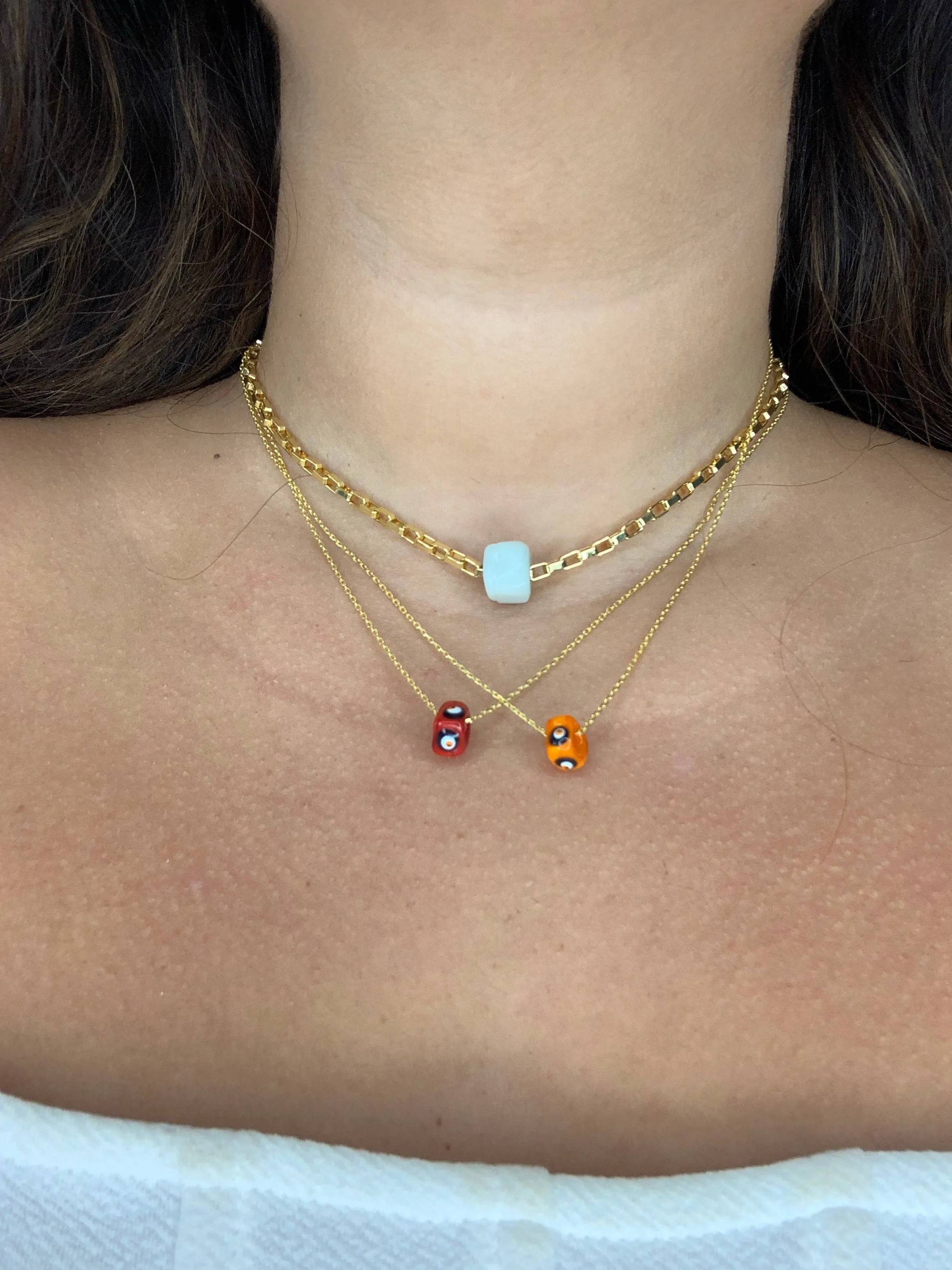 Persimmon Eyes Shape-Up Necklace sold by Ragen Jewels product image thumbnail 2