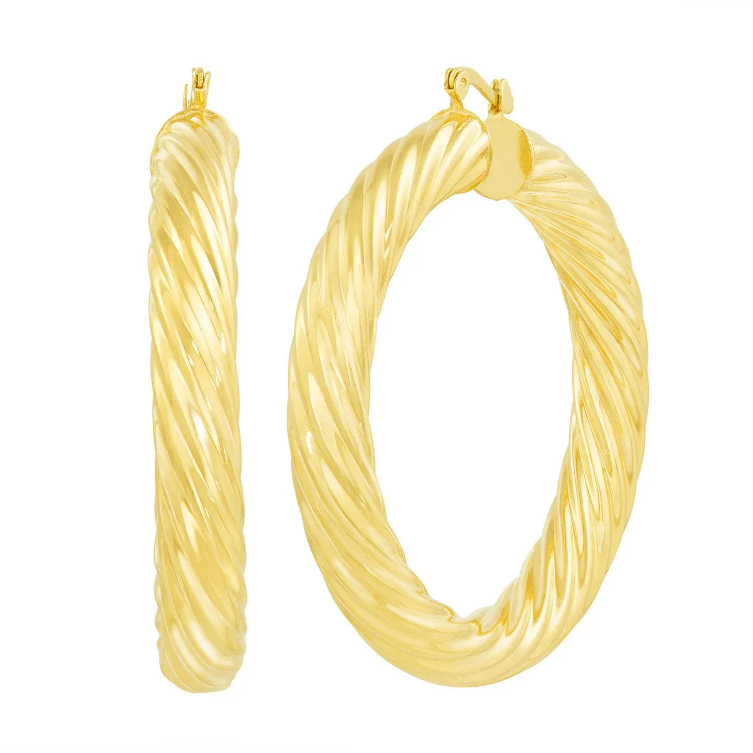 Golden Rope Hoops sold by Ragen Jewels product image thumbnail 2