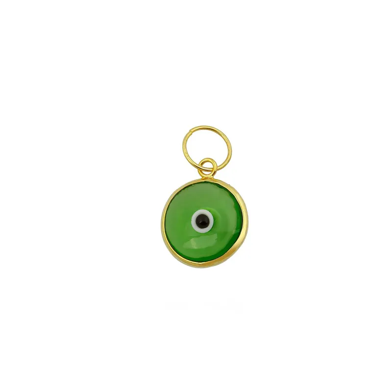 The Essential Evil Eye Charm in Green sold by Ragen Jewels