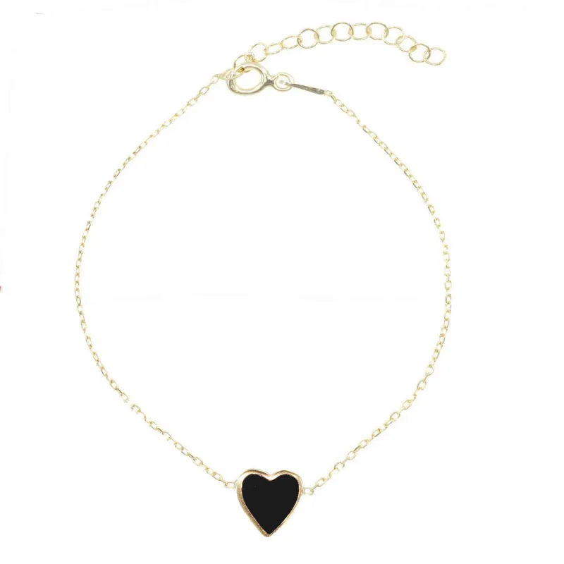 One Love Bracelet in Black sold by Ragen Jewels