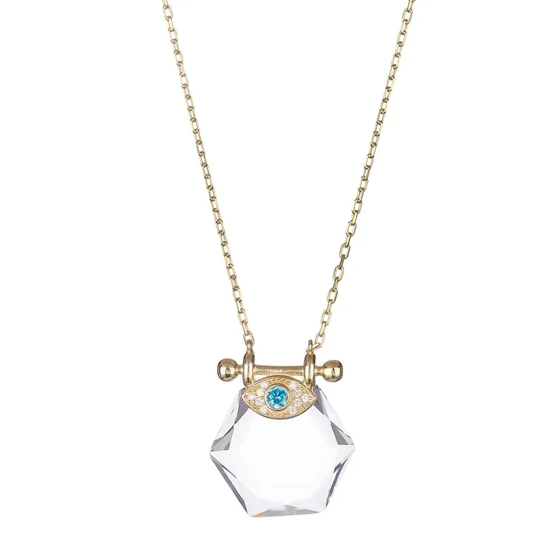Dancefloor Divinity Necklace in Clear Ice sold by Ragen Jewels