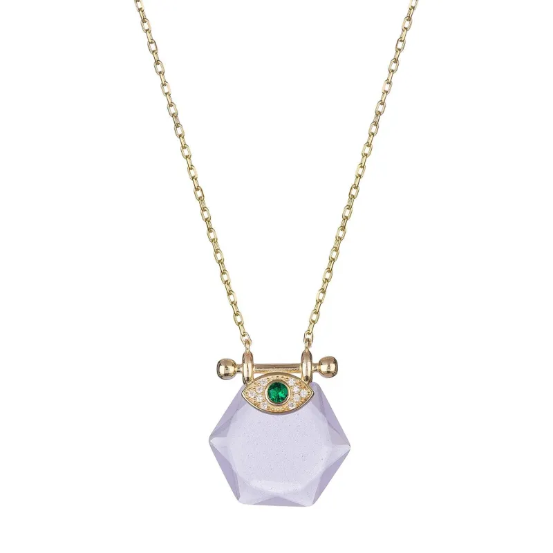 Dancefloor Divinity Necklace in Lavender Ice sold by Ragen Jewels